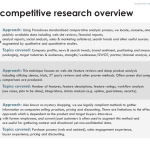 Example Of Competitive Shopping Analysis Essay Insights