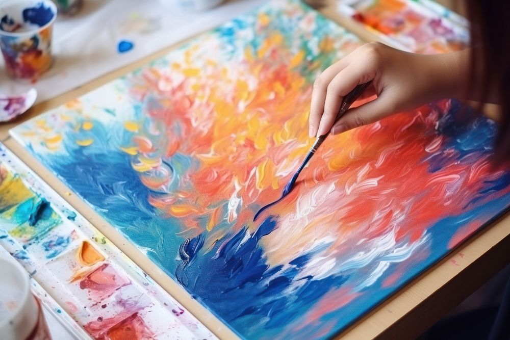 Simple Handpainted on canvas painting #paintwithNasrin #handpaint - YouTube Benefits of Buying Hand-Painted Canvases